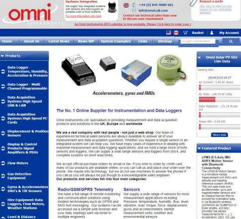 omni instruments sales website